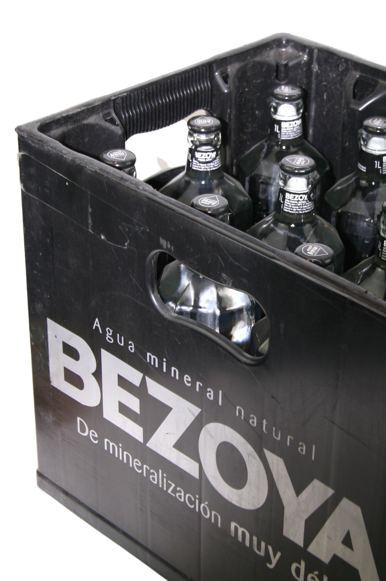 Agua Mineral Bezoya en vidrio retornable 1L - Pack 12 Ud
