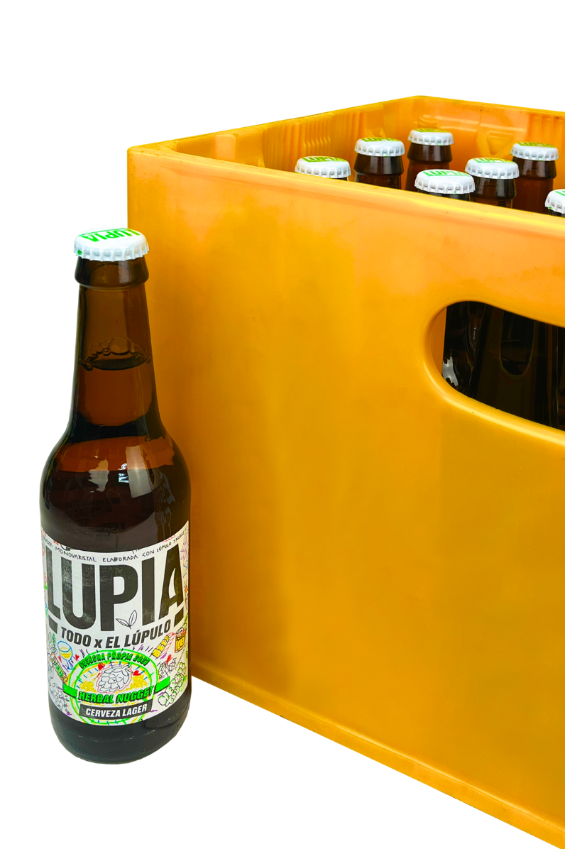 Cerveza Lupia en vidrio retornable 330 ml - Pack 24 Ud