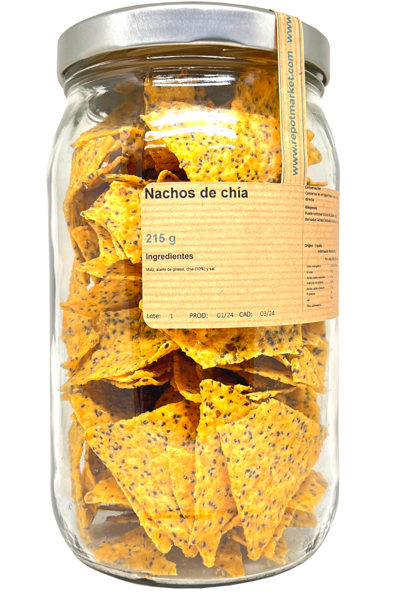 Chia nachos 215 g