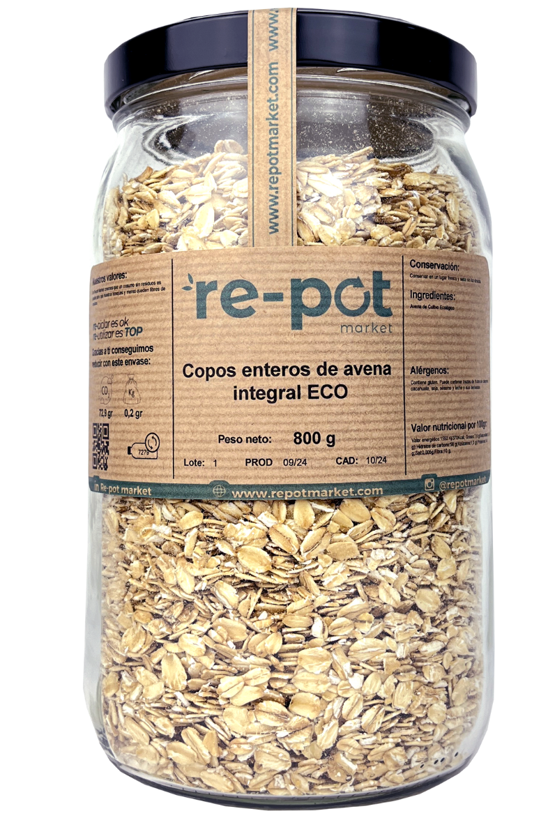 Whole ECO oat flakes 800 g