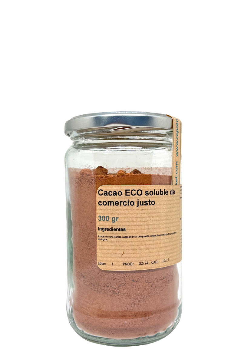 Cacao ECO soluble de comercio justo 300 g