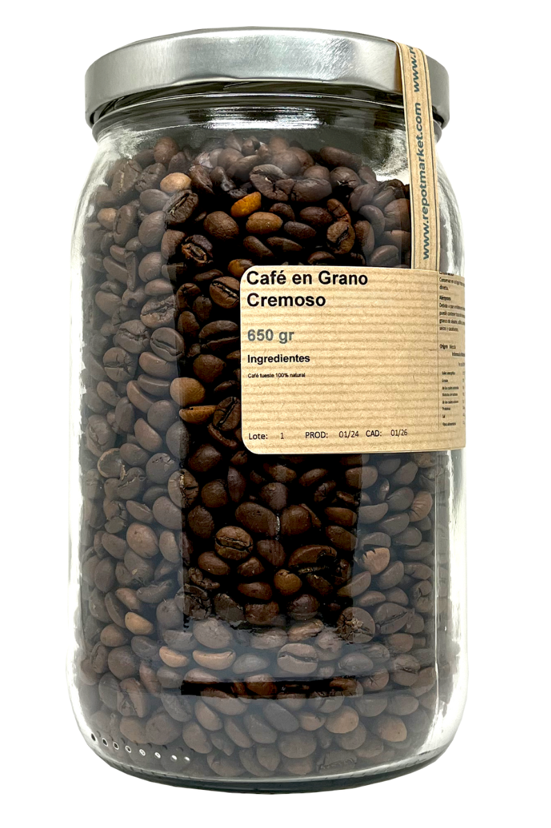 Café en Grano Cremoso 650 g