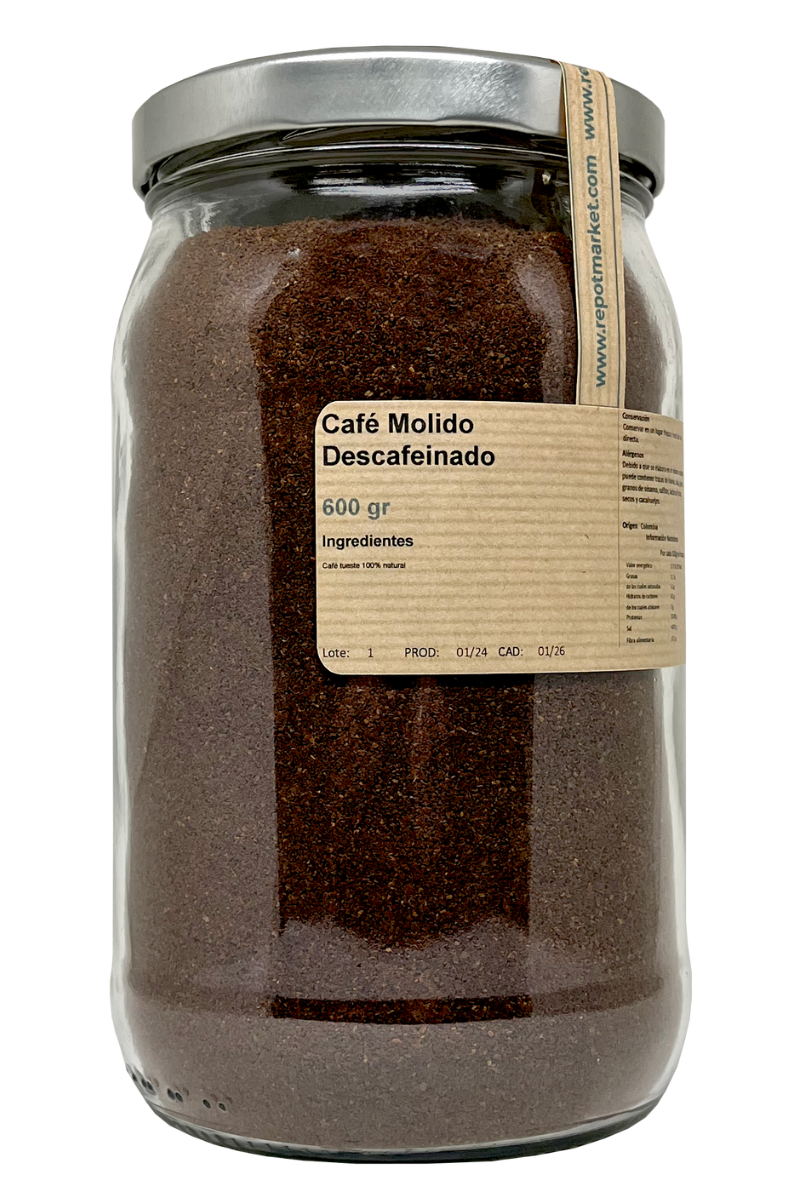 Café Molido Descafeinado 600 g