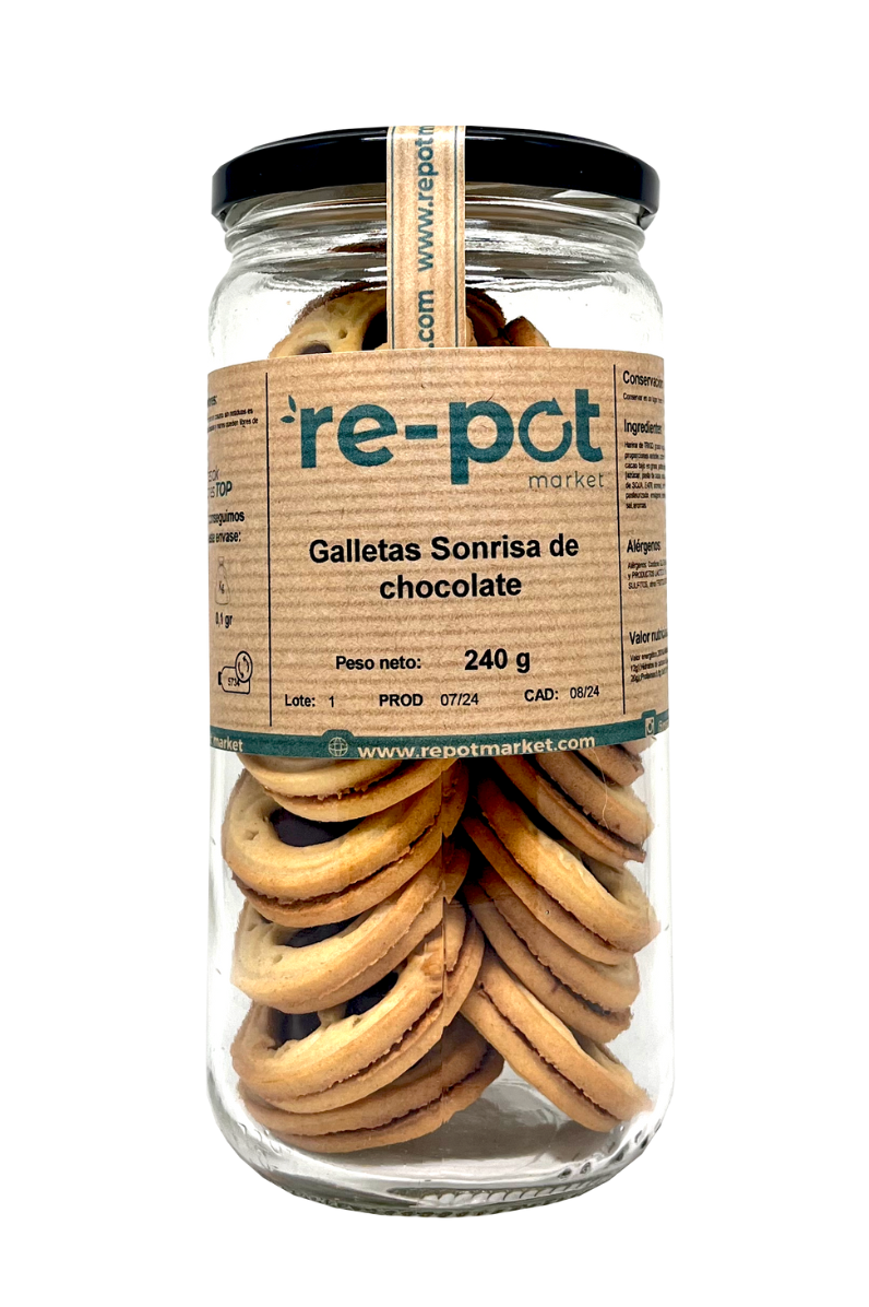 Galetes farcides de xocolata Somriure 240 gr