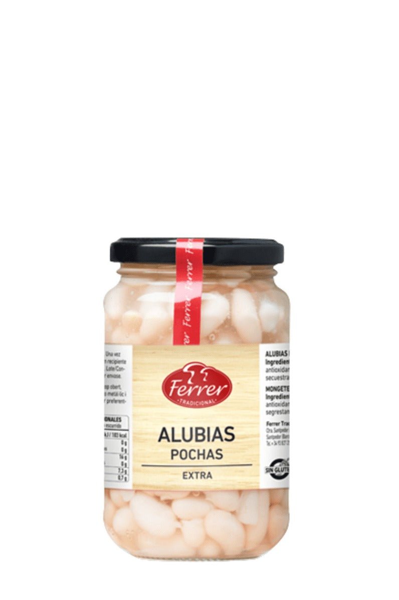 Alubias Pochas Cocidas Extra 215 g - Ferrer - Re - pot market