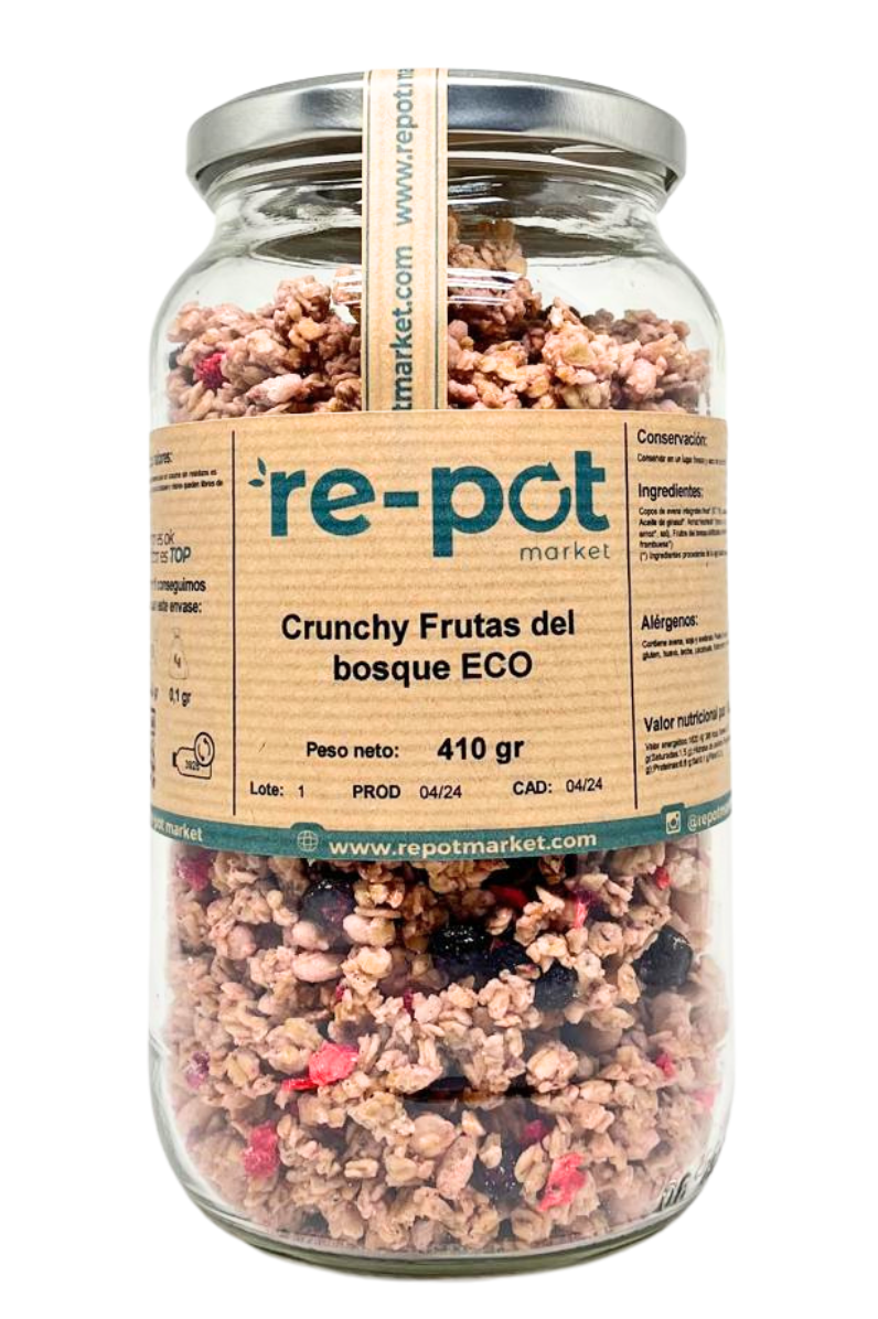 Muesli Crunch Frutas del Bosque ECO 410 g