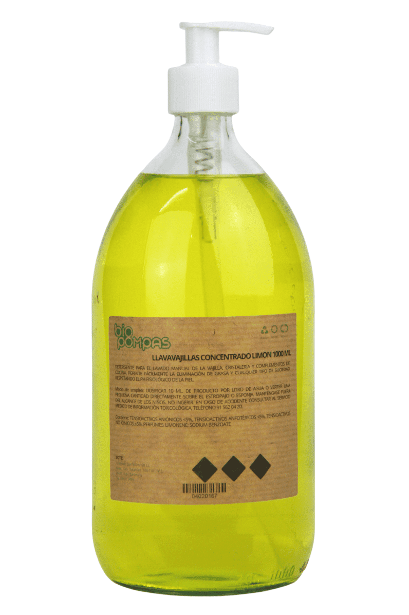 Lavavajillas Manual Limon 1L - Bio Pompas