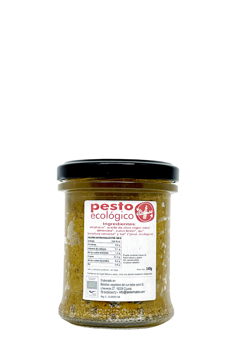 Pesto Verde Ecológico 140 ml - La retornable