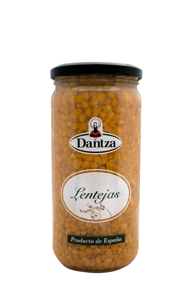Lentils in returnable glass 450 g - DANTZA