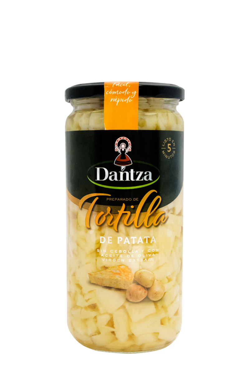 Tortilla preparation without onion 660g - DANTZA