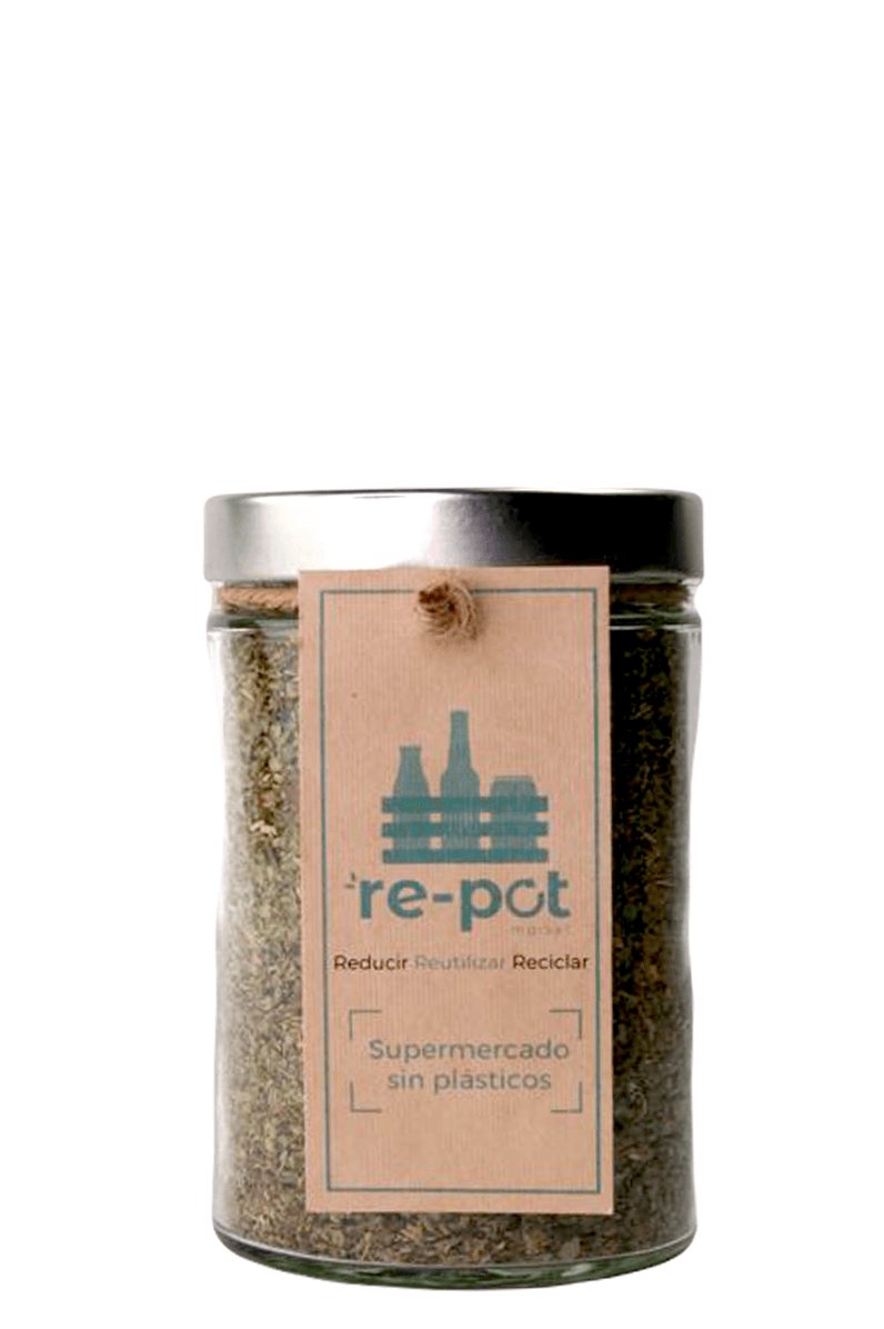 Albahaca en vidrio retornable 0,08 kg - Re-pot market