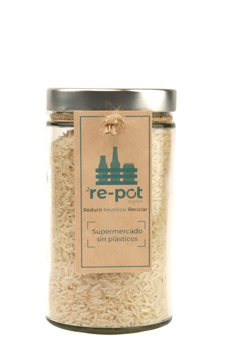 Arroz Basmati en vidrio retornable 0,5 kg - Re-pot market