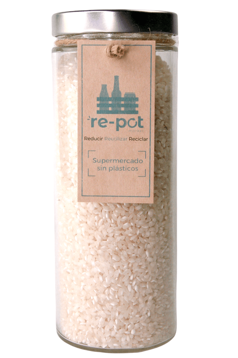 Arroz Bomba en vidrio retornable 0,8 kg - Re-pot market