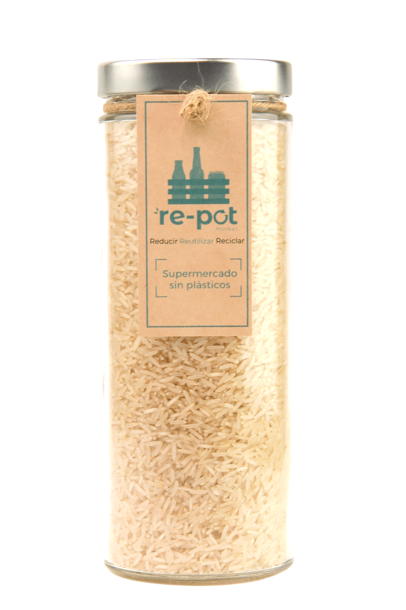 Arroz Basmati en vidrio retornable 0,75 kg - Re-pot market