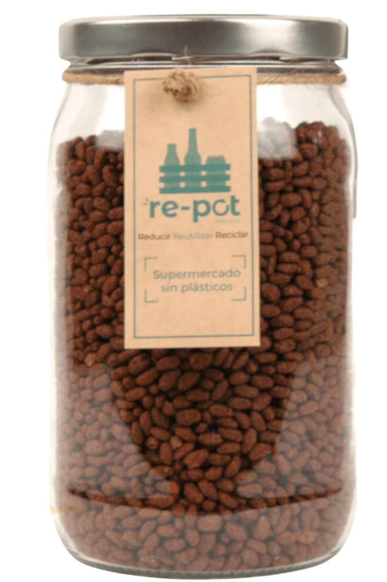 Arroz Inflado con Chocolate en vidrio retornable 0,335 kg - Re-pot market