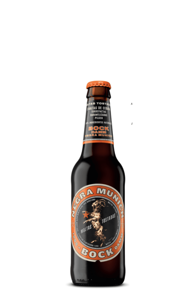 Cerveza Bock Damm en vidrio retornable 330 ml - 1 Ud