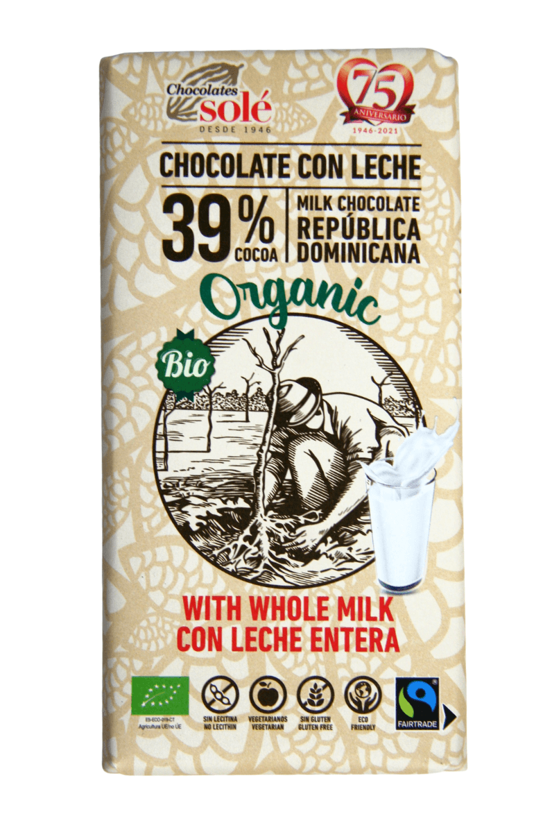 Chocolate con leche ECO FT 100 g - Re-pot market