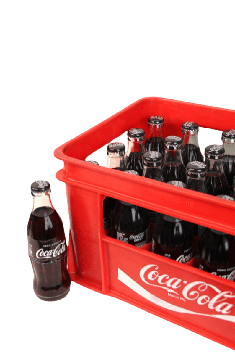 Coca-cola Zero en vidrio retornable  237 ml - Pack 24 Ud - Re-pot market