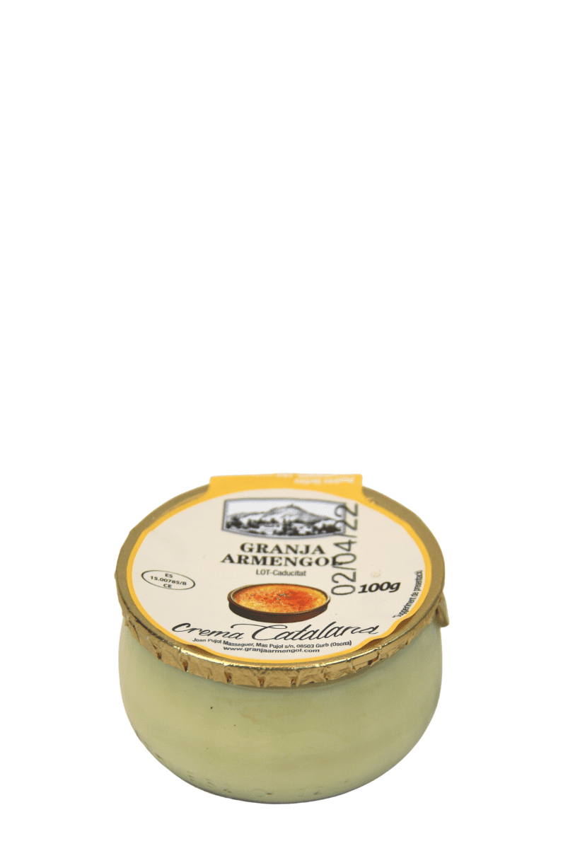 Crema catalana artesana 140 g - Granja Armengol