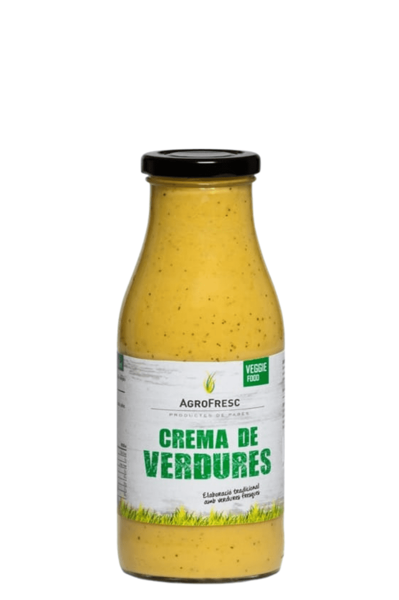 Vegetable cream in returnable glass 485 ml - Agrofresc
