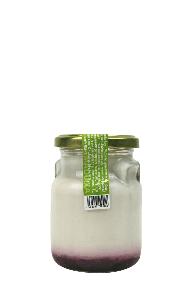 Yogur artesano de fresa 0,260 Kg en vidrio retornable - Granja Armengol - Re-pot market