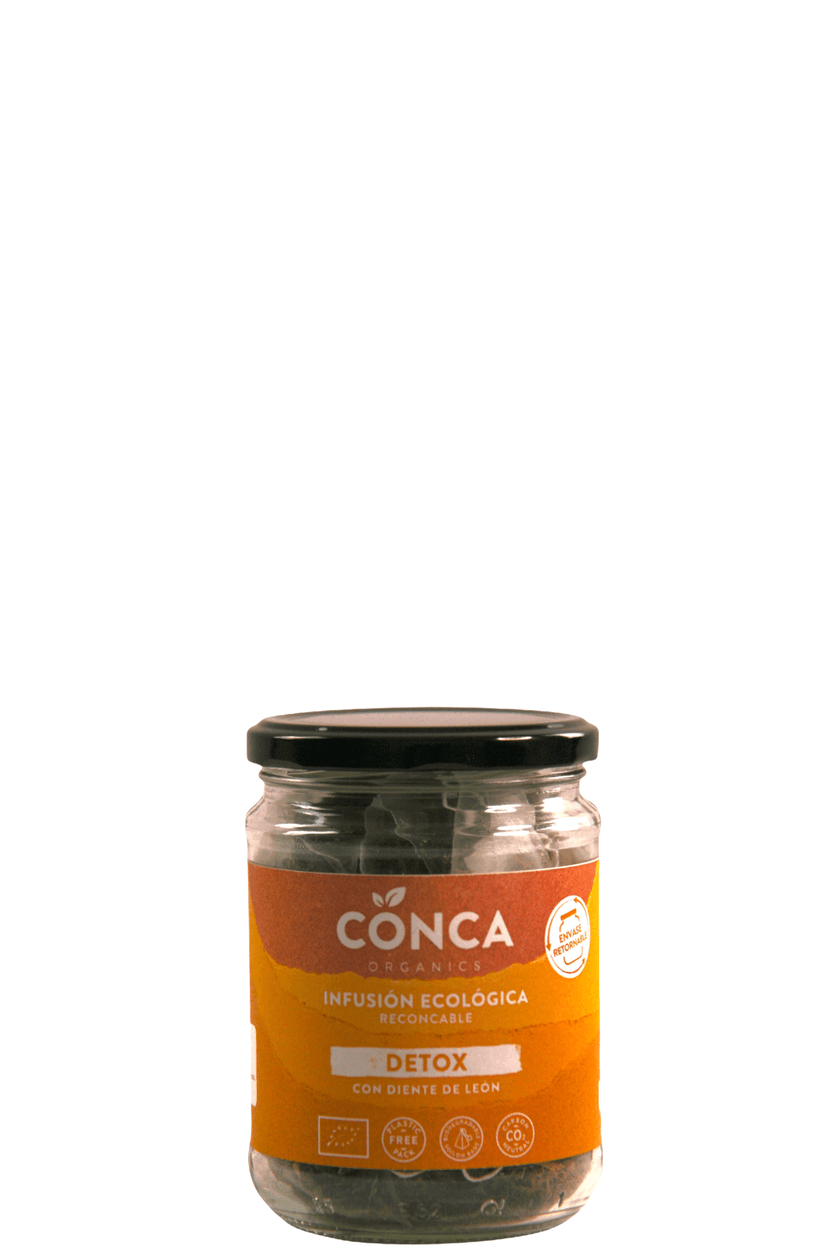 Infusión BIO Detox en vidrio retornable - La Conca Organics - Re-pot market