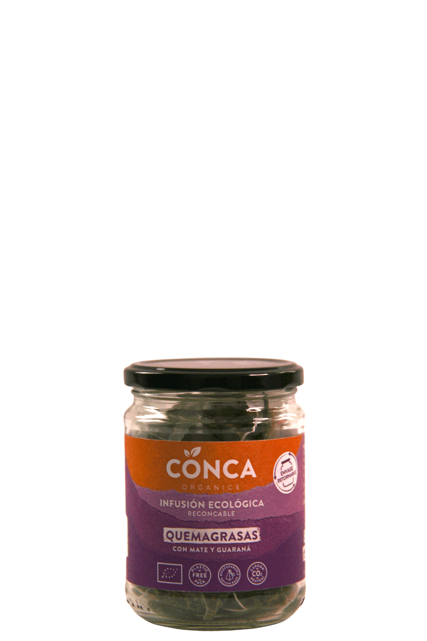 Infusión BIO Quemagrasas en vidrio retornable - La Conca Organics - Re-pot market