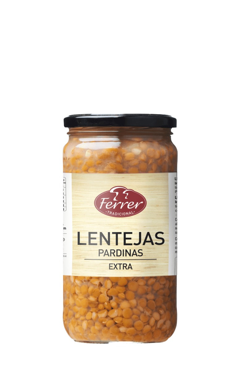 Lenteja Pardina Cocida Extra 400 g - Ferrer