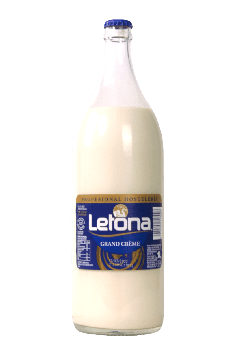 Leche Letona Entera 1 Lt Retornable - Pack 6 Ud - Re-pot market