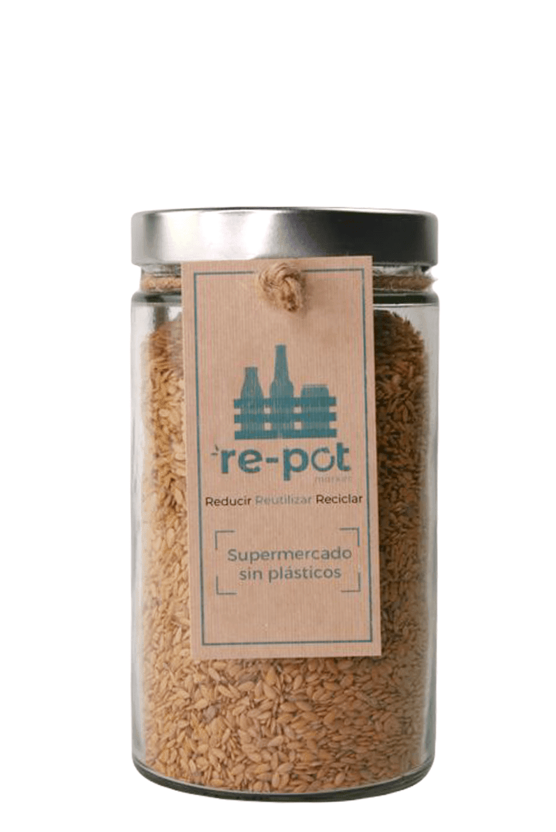 Lino Dorado en vidrio retornable 0,4 kg - Re-pot market