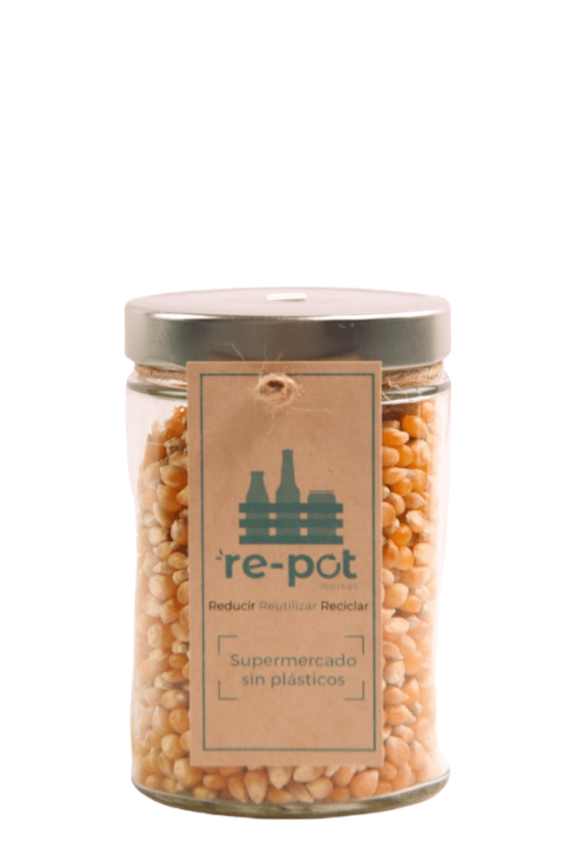 Maíz de Palomitas en vidrio Retornable 0,4 Kg - Re-pot market