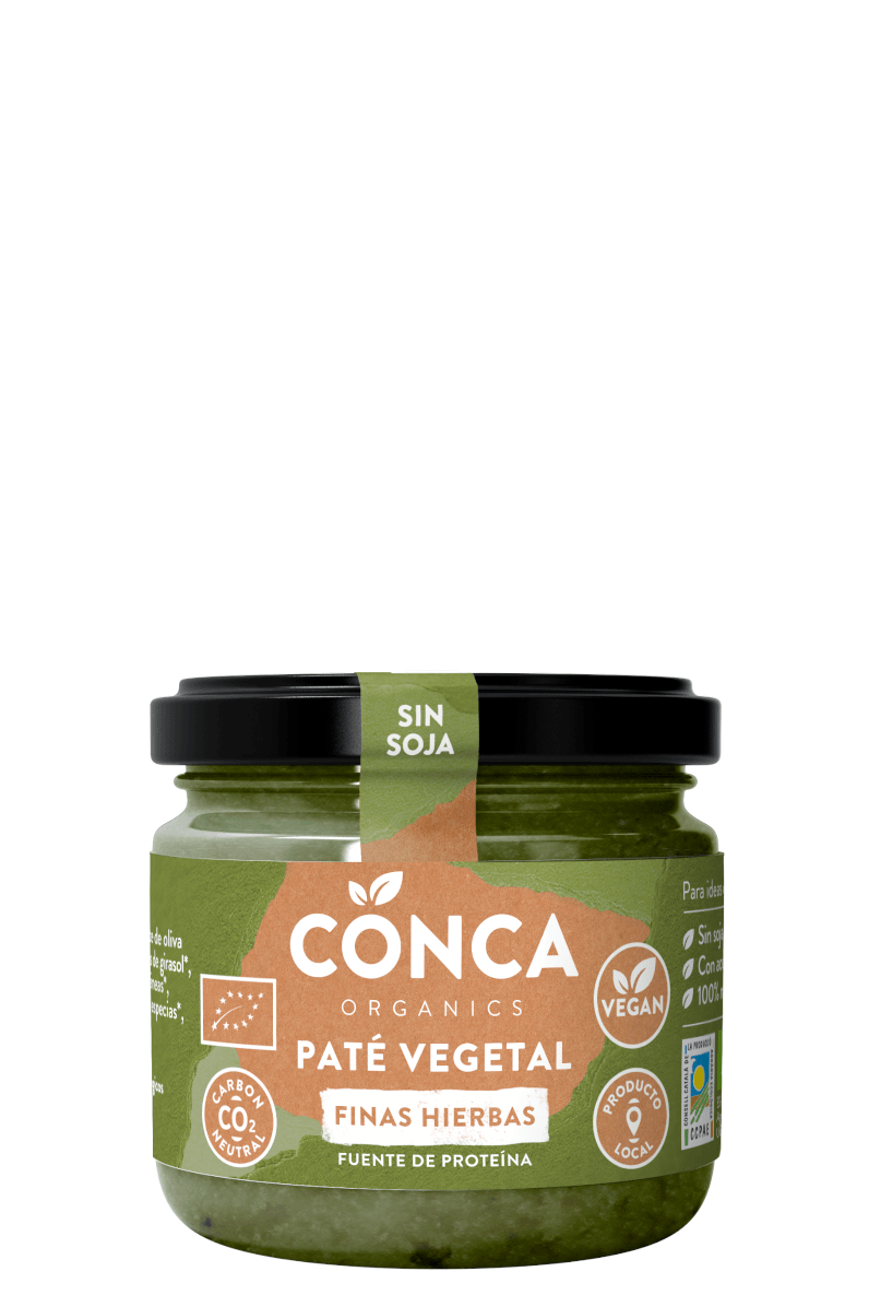 Paté Finas Hierbas ECO en Vidrio Retornable - La Conca Organics - Re-pot market