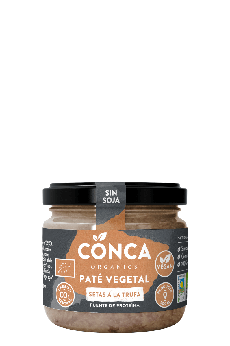 Paté Setas a la Trufa ECO en Vidrio Retornable - La Conca Organics - Re-pot market