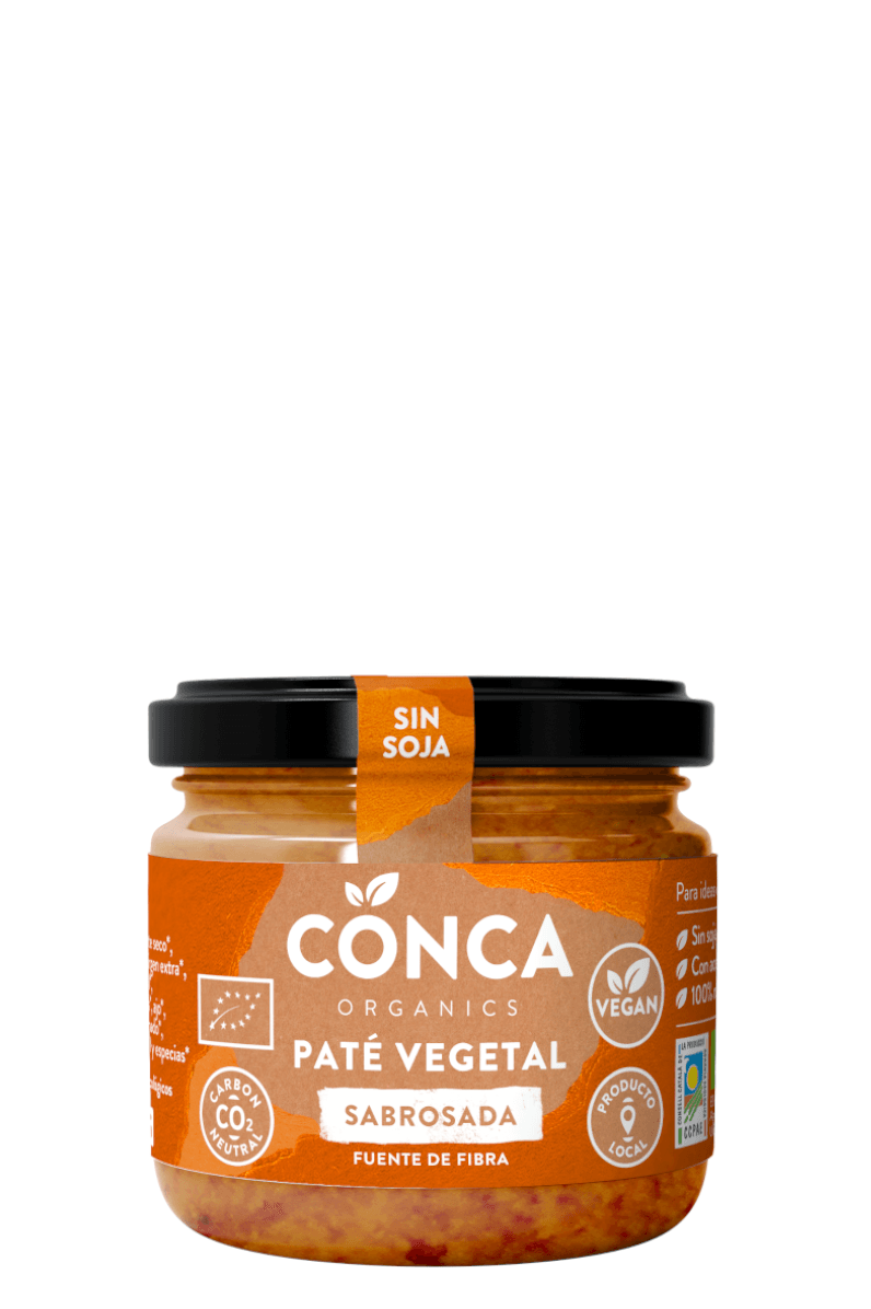 Paté Sabrosada ECO en Vidrio Retornable - La Conca Organics - Re-pot market
