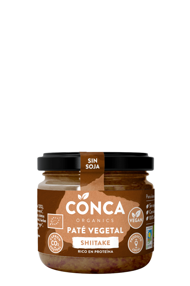 Paté Shitake ECO en Vidrio Retornable - La Conca Organics - Re-pot market