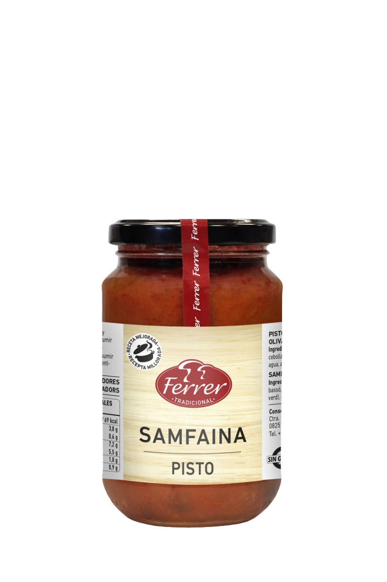 Samfaina Casera (Pisto) a Vidre Retornable 340 g - Ferrer