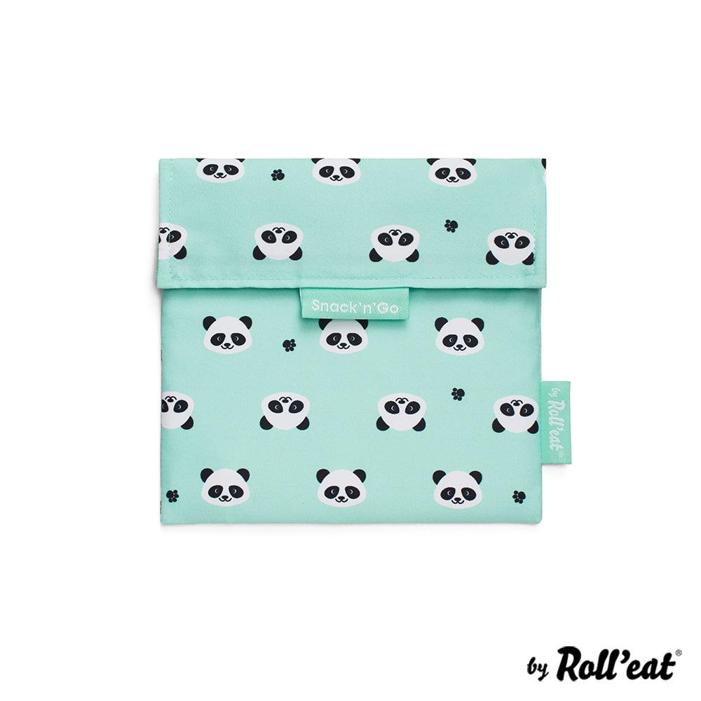 Porta snacks reutilizable Snack'n'Roll - Panda - Re-pot market