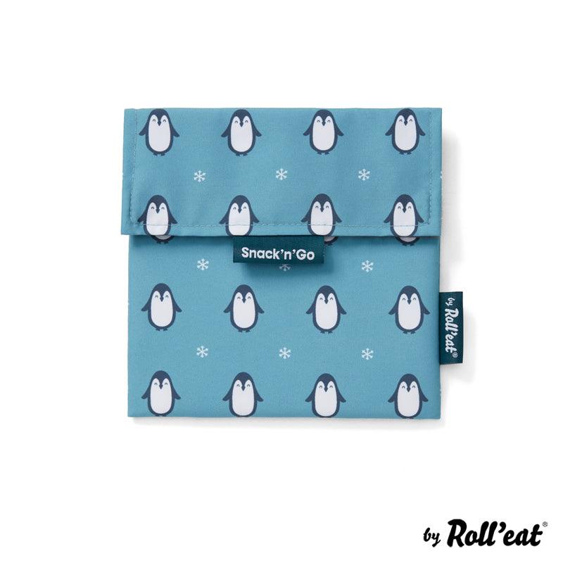 Porta snacks reutilizable Snack'n'Roll - Pingüinos - Re-pot market