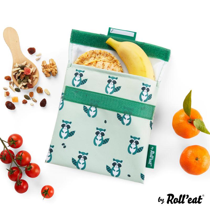 Porta snacks reutilizable Snack'n'Roll - Mapaches - Re-pot market