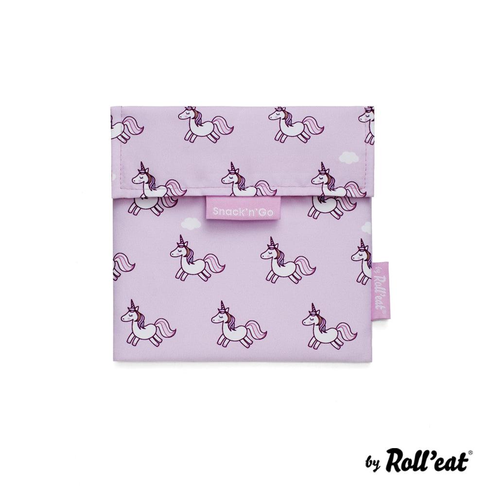 Porta snacks reutilizable Snack'n'Roll - Unicornios - Re-pot market