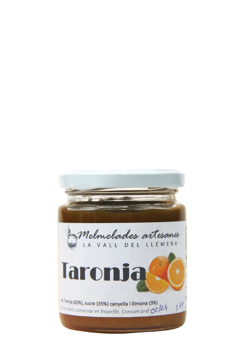 Mermelada de naranja 0,25 Kg en vidrio retornable - Re-pot market