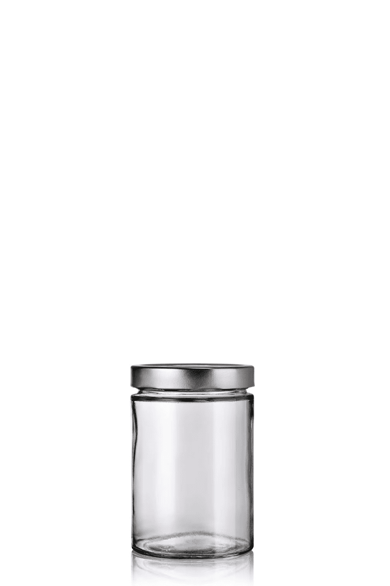 Design glass container 580 ml
