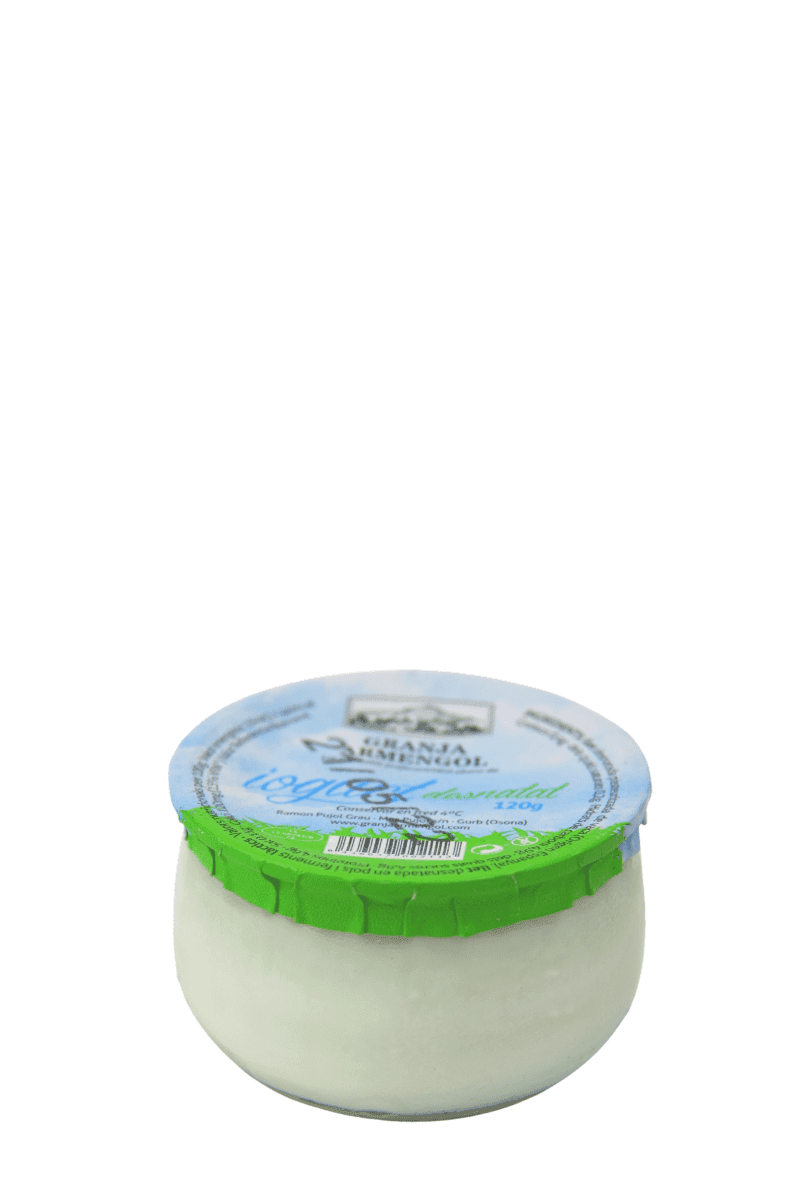 Yogur artesano natural desnatado de vaca 0,125 Kg - Granja Armengol - Re-pot market