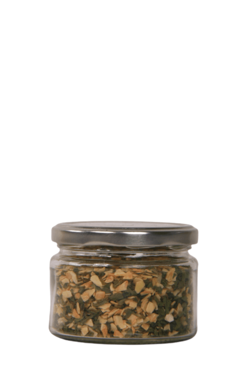 Ajo y Perejil en vidrio retornable 0,09 kg - Re-pot market