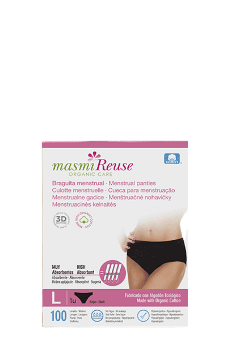 Braguita menstrual Talla L 1 Ud - MASMI ORGANIC CARE - Re-pot market