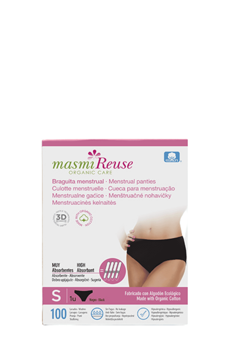 Braguita menstrual Talla S 1 Ud - MASMI ORGANIC CARE - Re-pot market