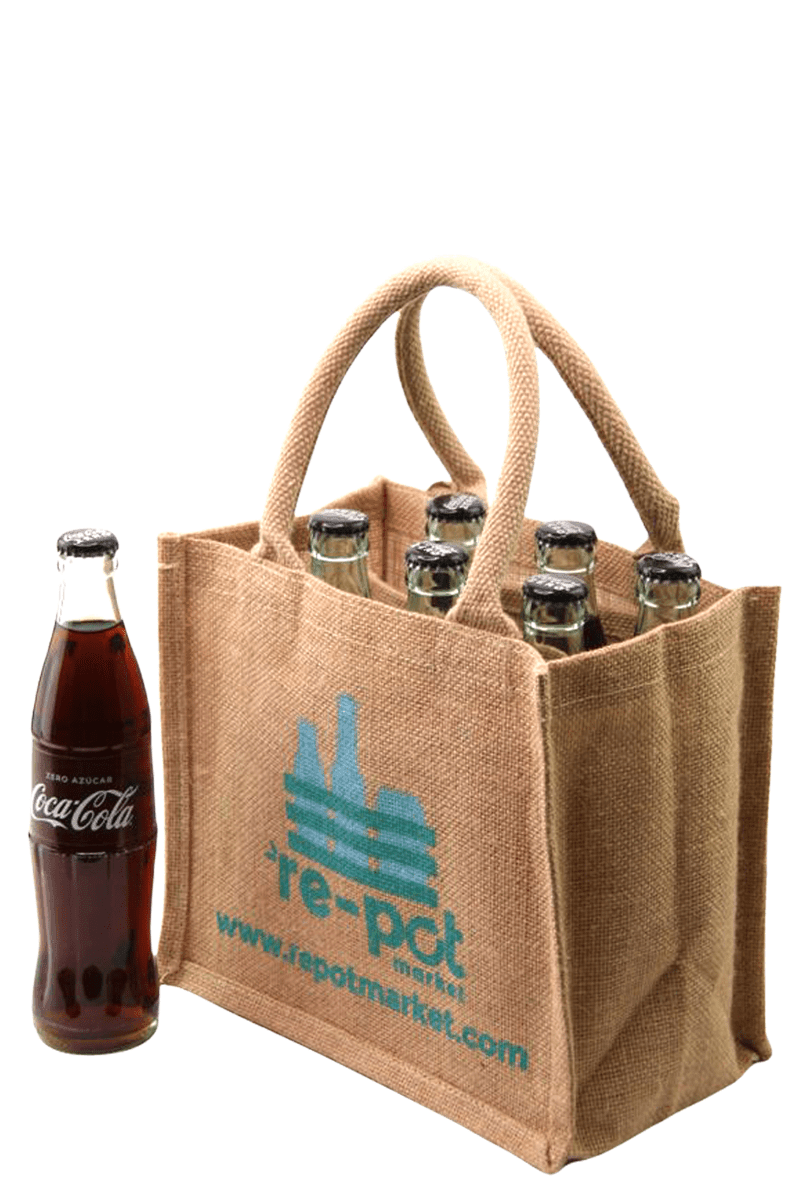Coca-cola zero en vidrio retornable  350 ml - Pack 6 Ud - Re-pot market