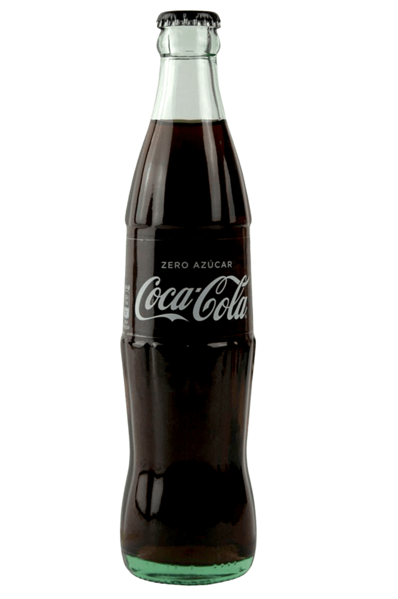 Coca-cola zero en vidrio retornable  350 ml - Pack 6 Ud - Re-pot market