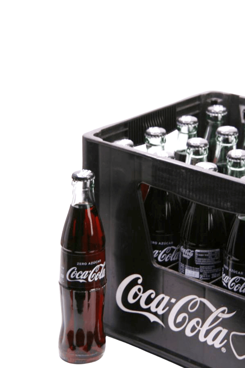 Coca-cola zero en vidrio - Repot market