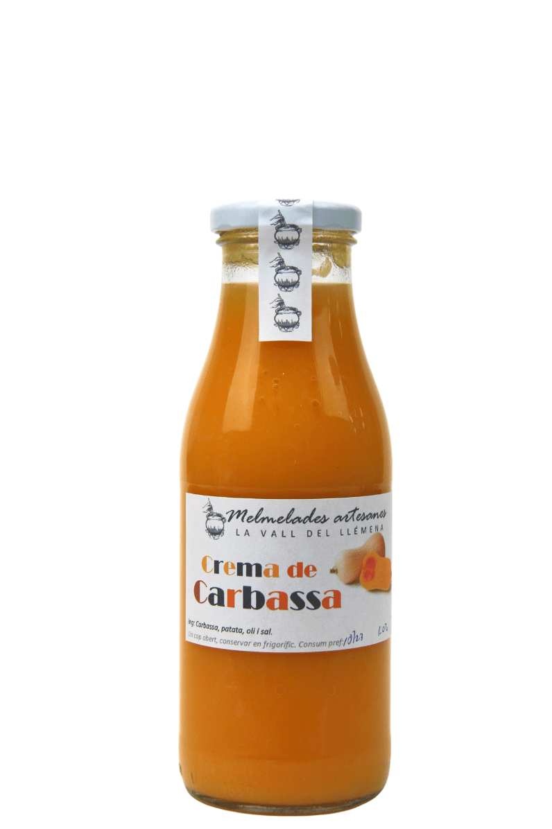 Artisan pumpkin cream in returnable glass 500 ml - MAVALL